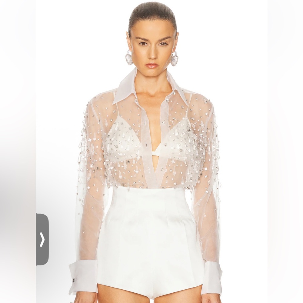 Retrofete Aubriella Embellished Shirt